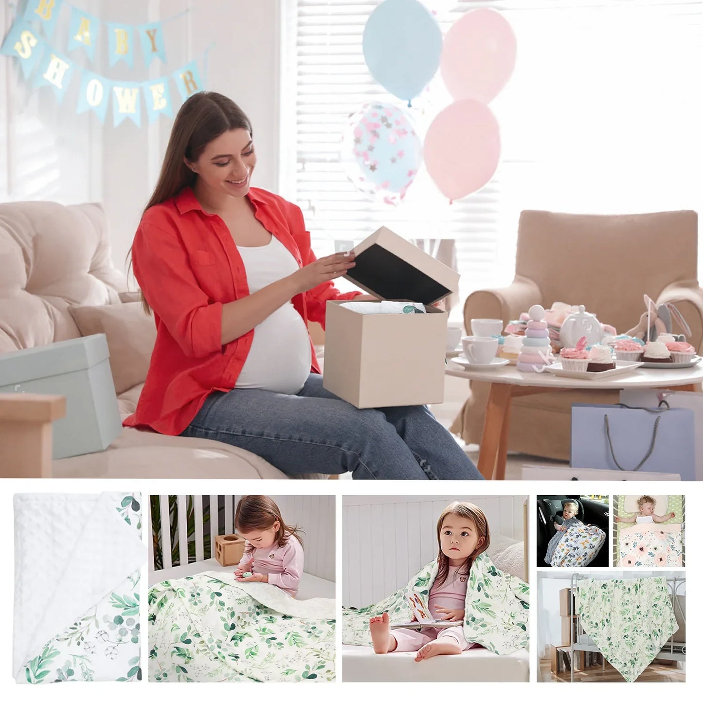 Baby Blankets Super Soft  Newborn Blankets