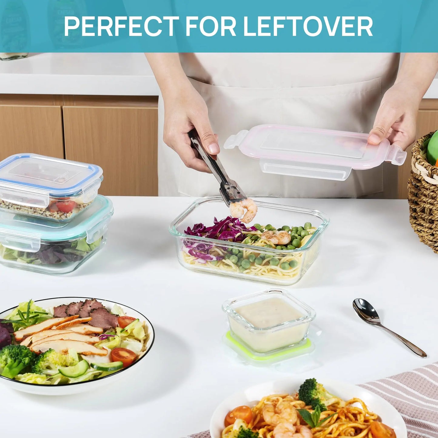 Glass Lunch Box Food Storage Containers