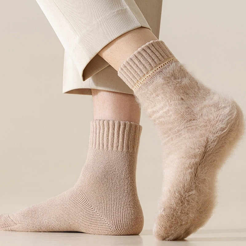 Thick Fuzzy Wool Socks