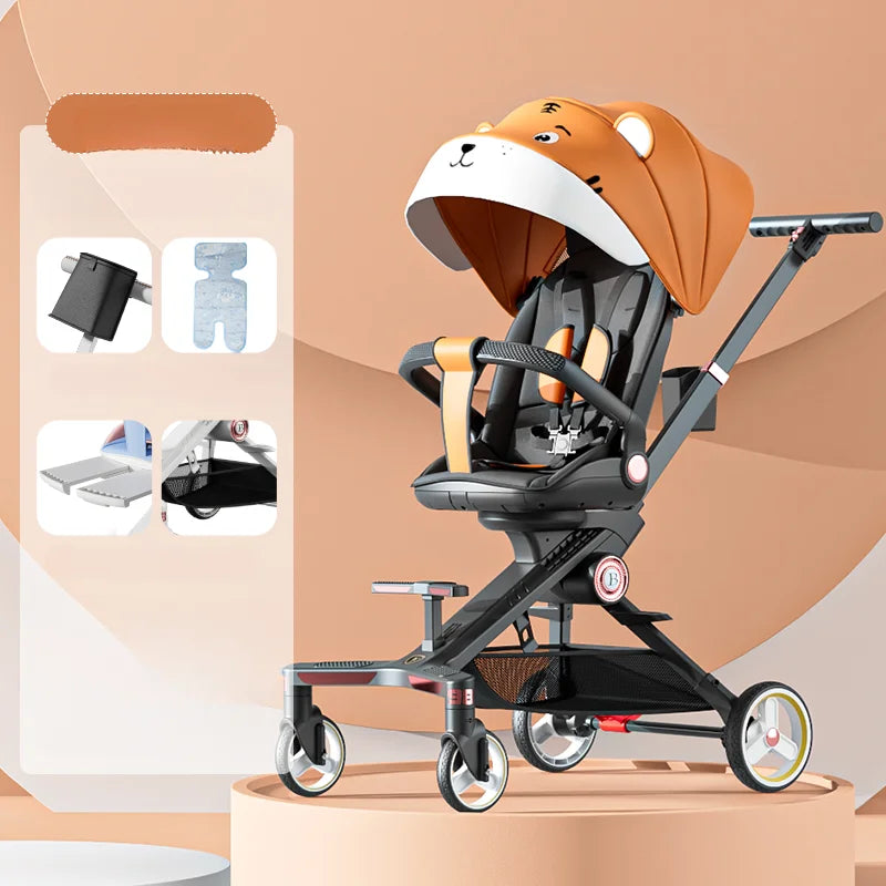 Baby stroller 0 to 3 years four-wheel stroller