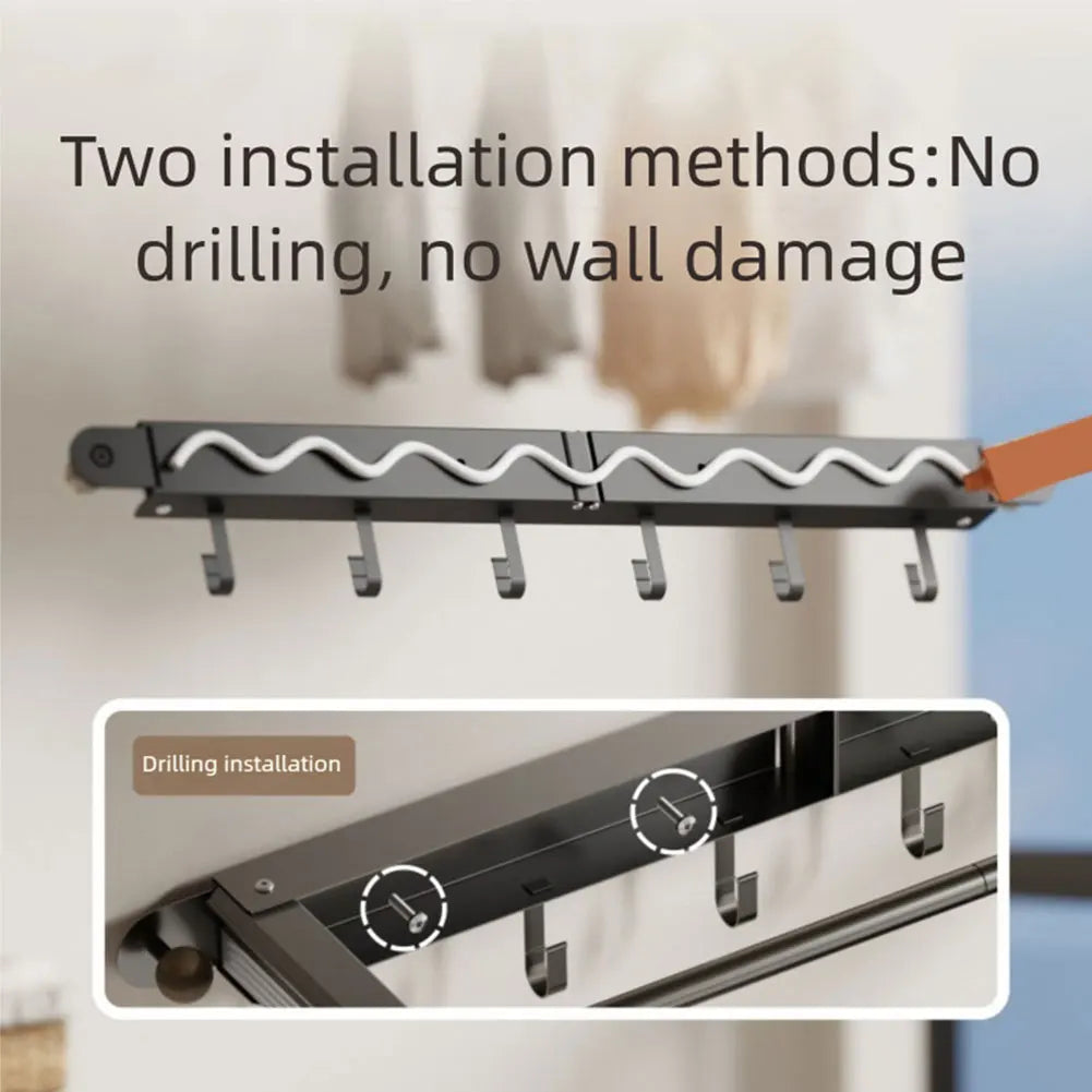 Wall Mounted Drying Rack