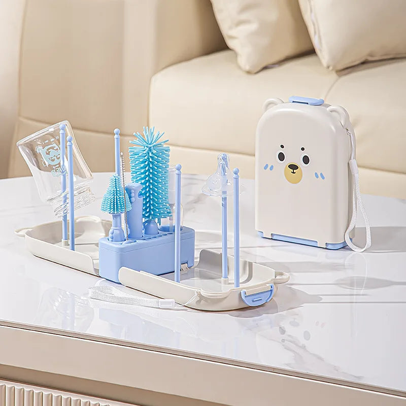 Travel Baby Bottle Brush Set