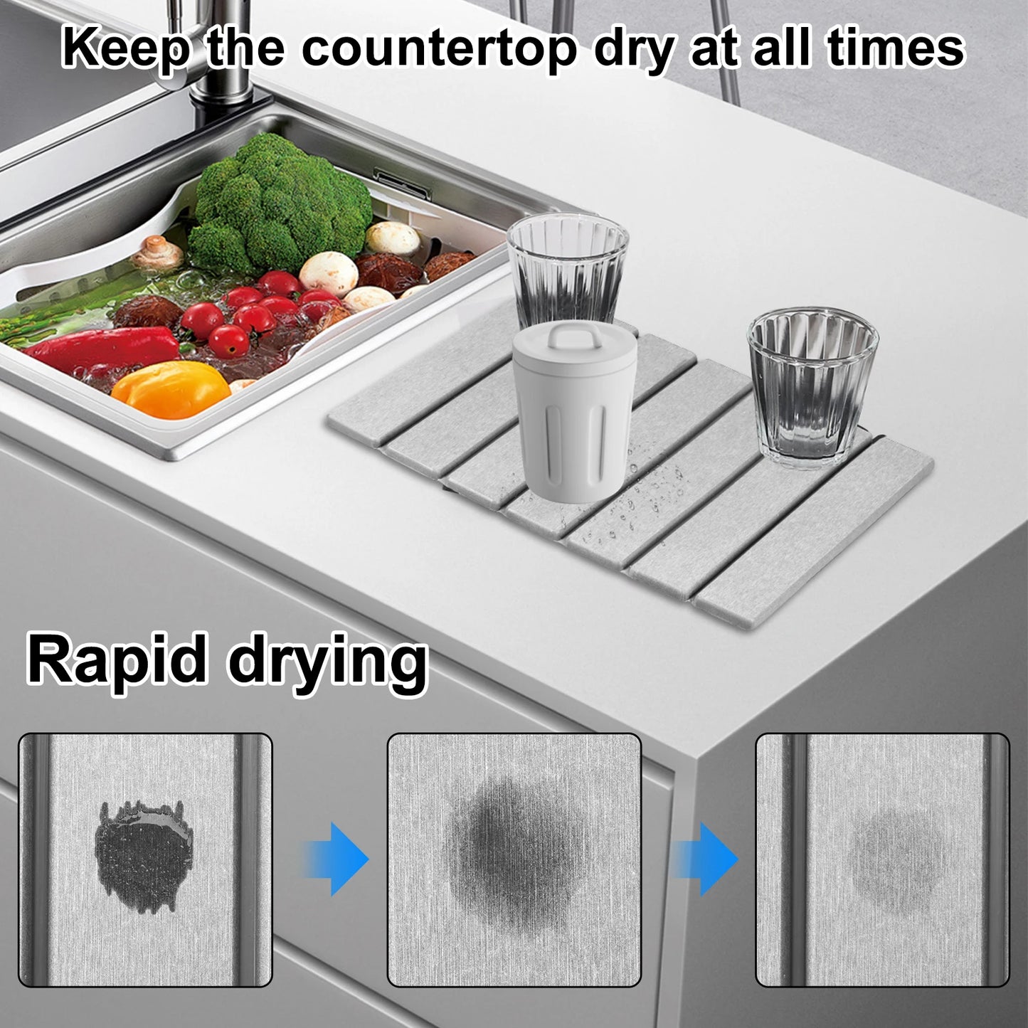 Stone Drying Mat Foldable