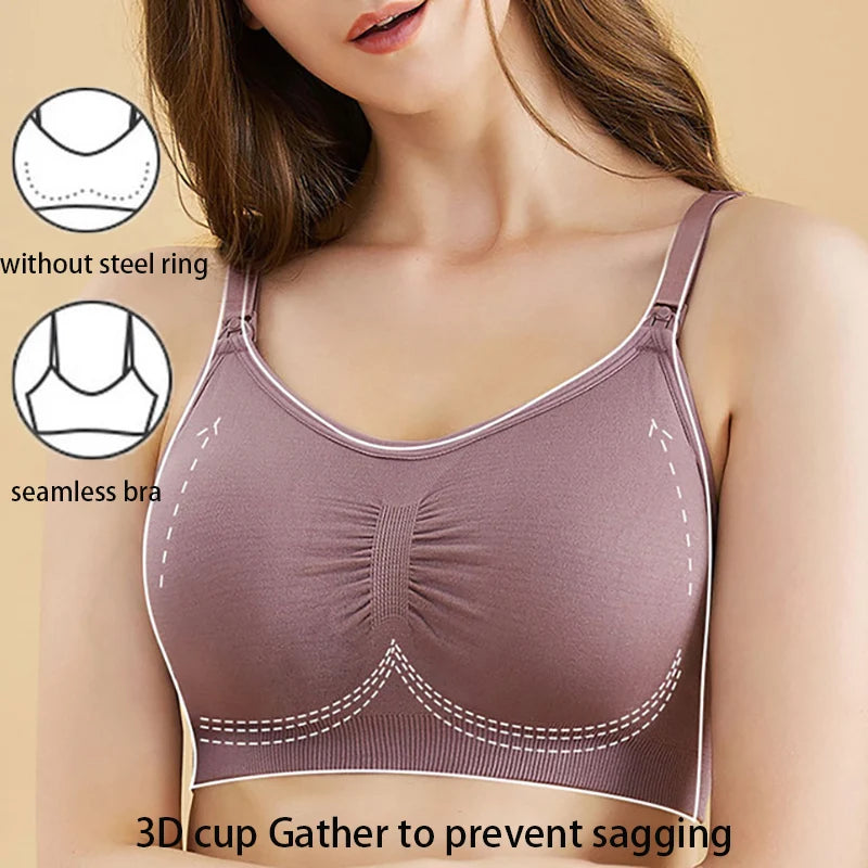 Hand Free Pumping Nursing Bra Breastfeeding
