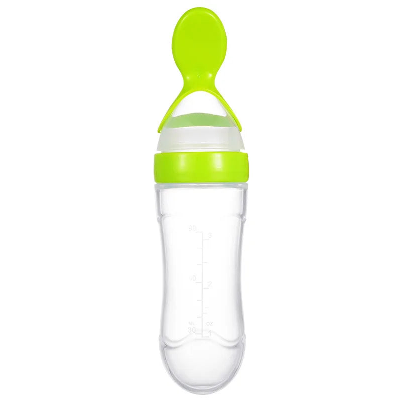 Baby Feeding Bottle With Spoon