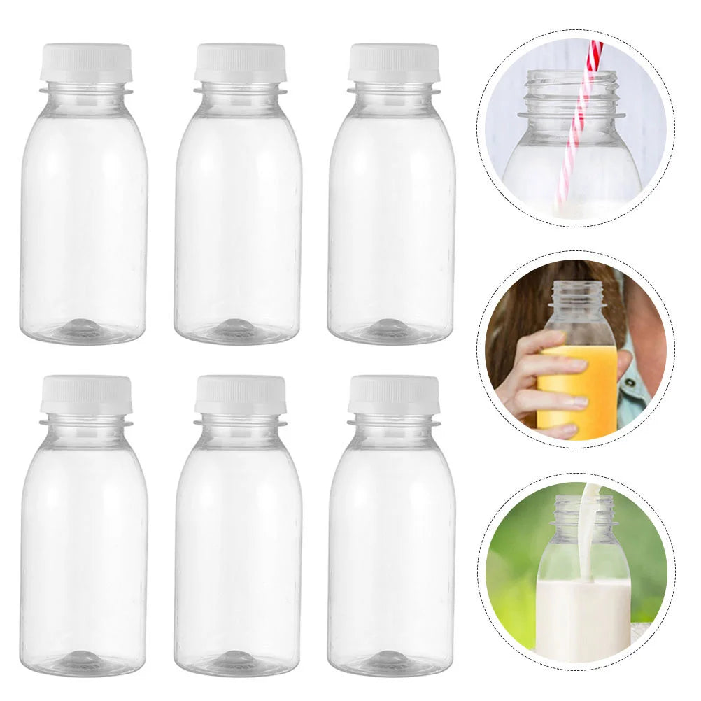 Milk Bottle Containers With Lids Plastic Juice