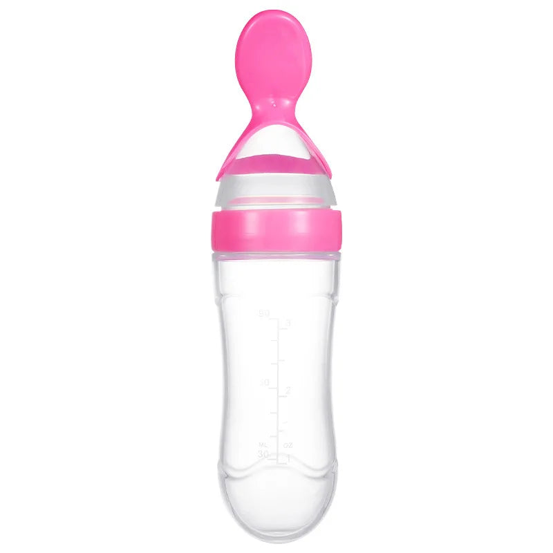 Baby Feeding Bottle With Spoon