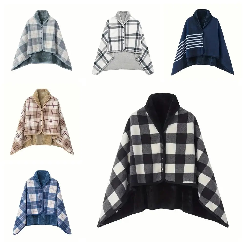 Throw Blankets Plaid Blanket Wearable Blanket