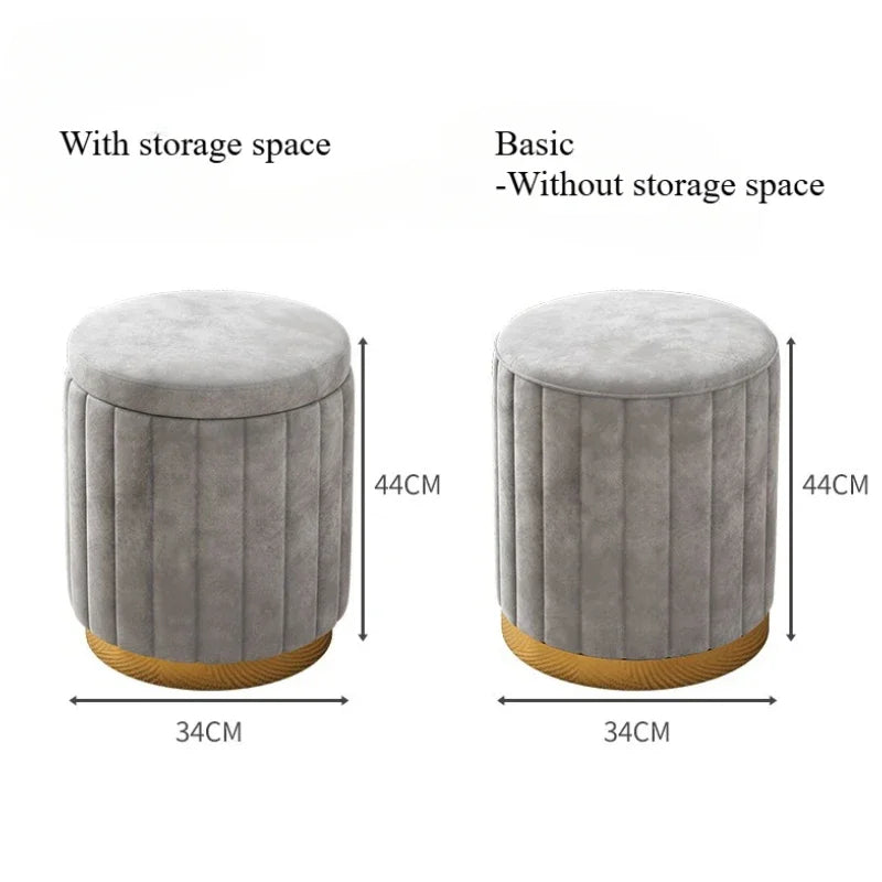 New Storage Round Stool