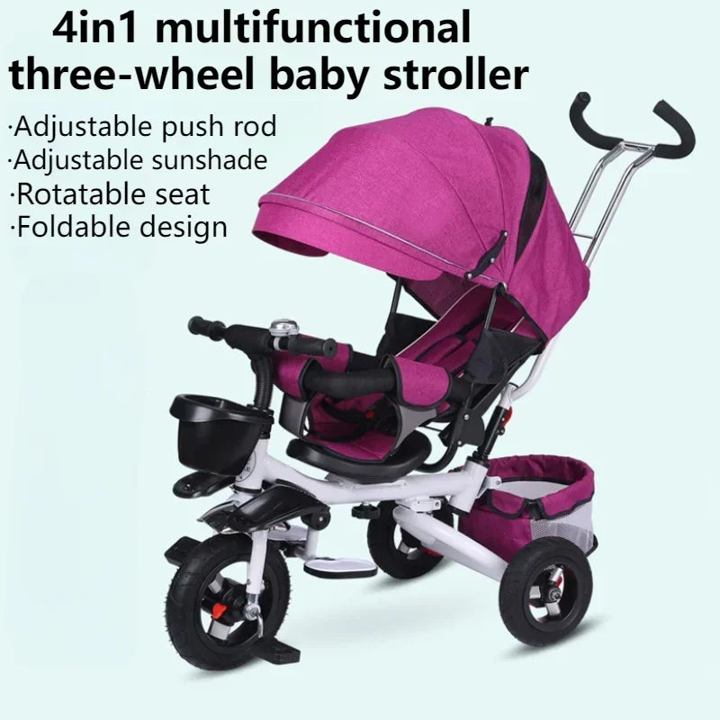 4 in 1 Folding Kids Trike Sit