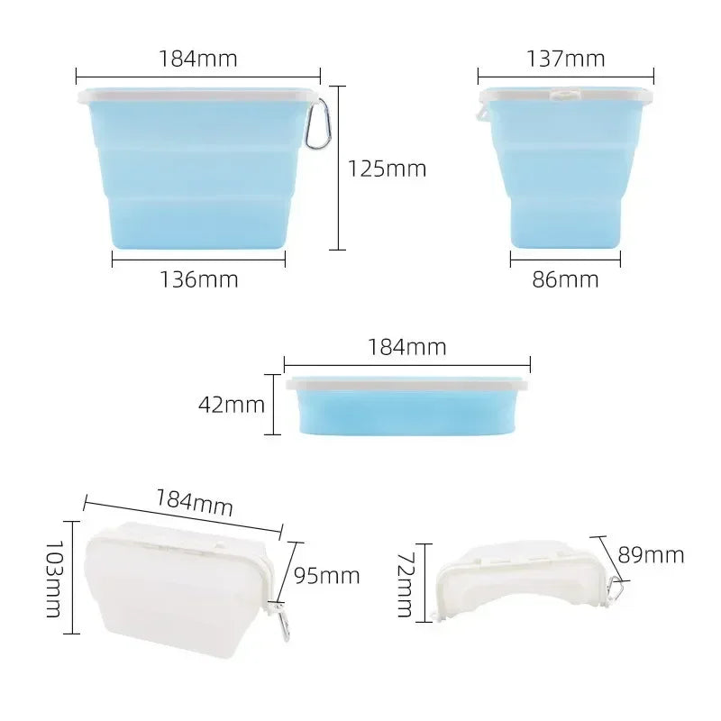Silicone Travel Premium Reusable Food Storage Bags