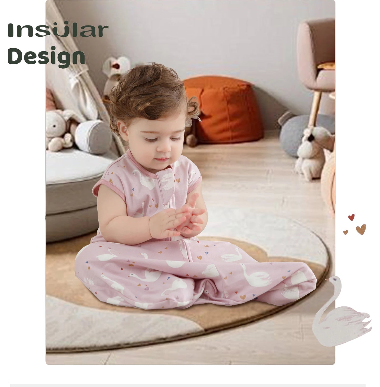 Sleeveless Vest Baby Sleeping Bag