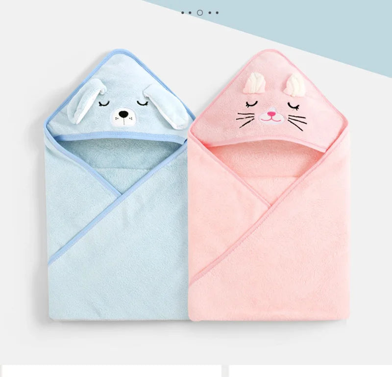 Baby Bath Towels Soft Newborn Hooded Towel