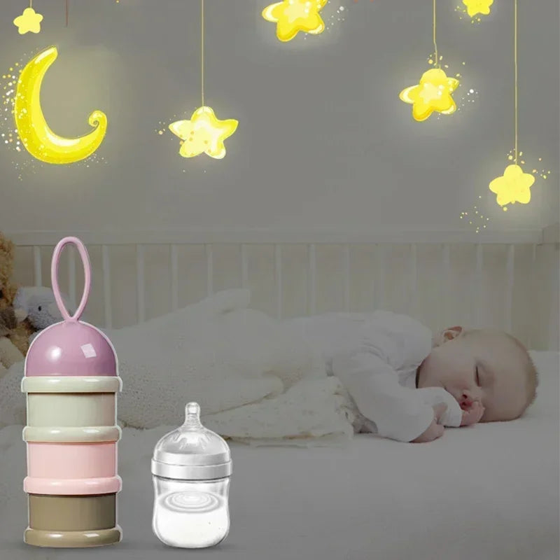 Colored Milk Powder Box Multilayered Portable Storage