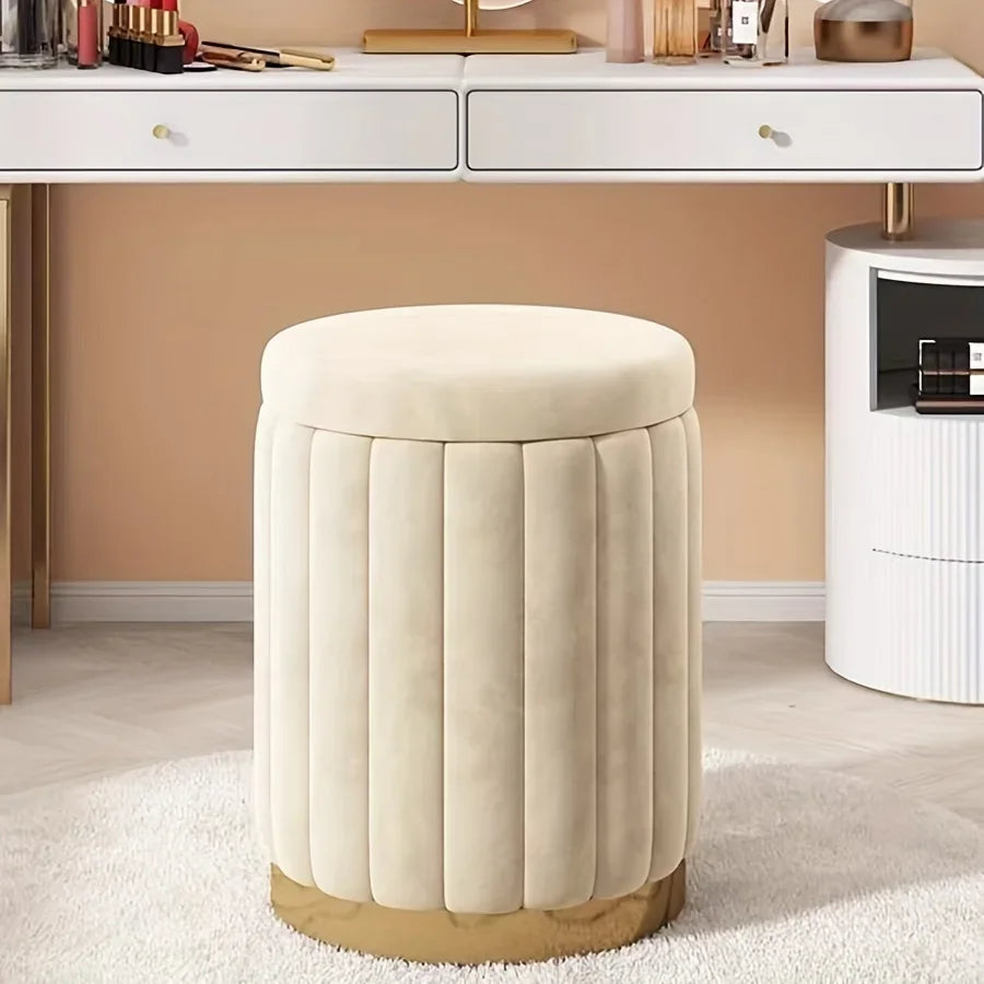 New Storage Round Stool