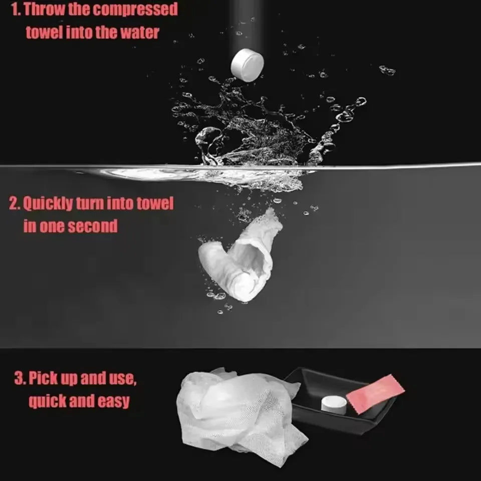 Compressed Towel Travel Outdoor Cotton