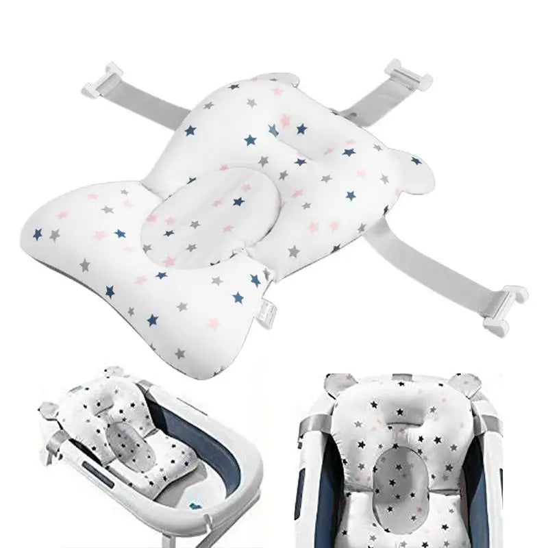 New born Bath Cushion Adjustable Foldable Bathtub