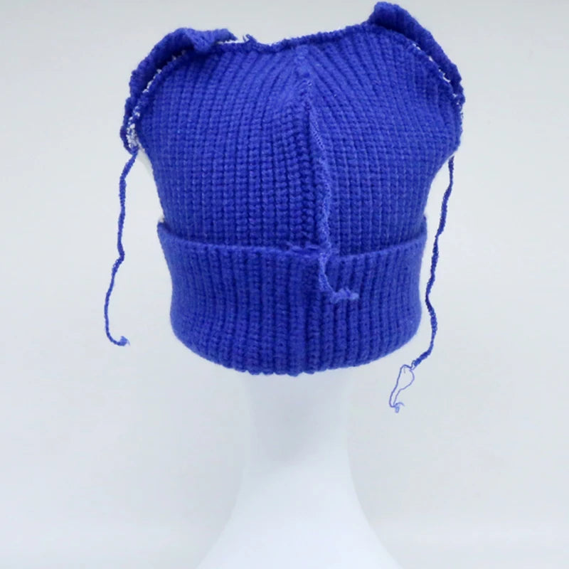 Long fox Ears Knitted Hat