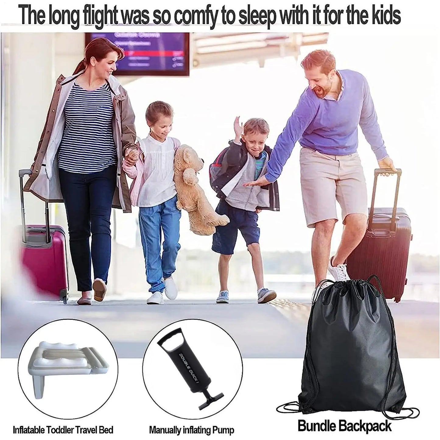 Portable Toddler Airplane Bed