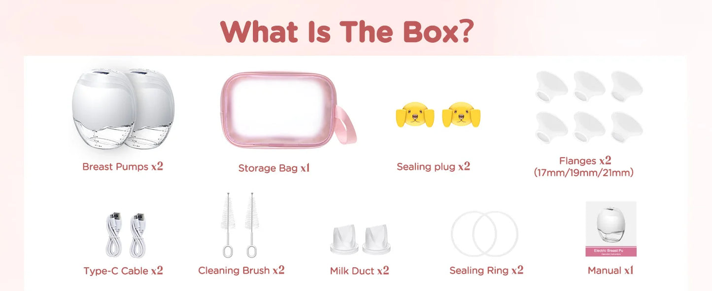 Hands Free Breast Pump Electric Wearable Breast Pump