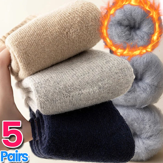 Thick Fuzzy Wool Socks