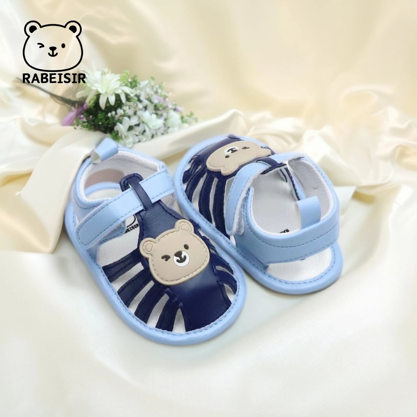Baby Toddler Sandals, Bear Soft-Soled Front Shoes