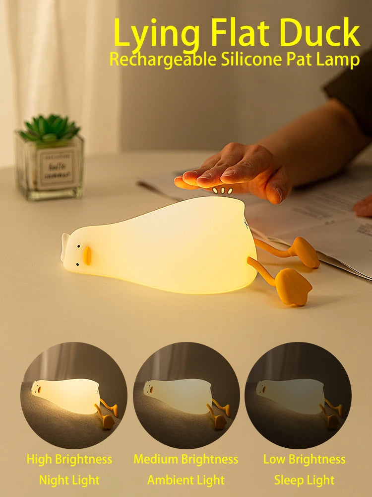 Adorable Duck Nightlight - Rechargeable Led Luminaire