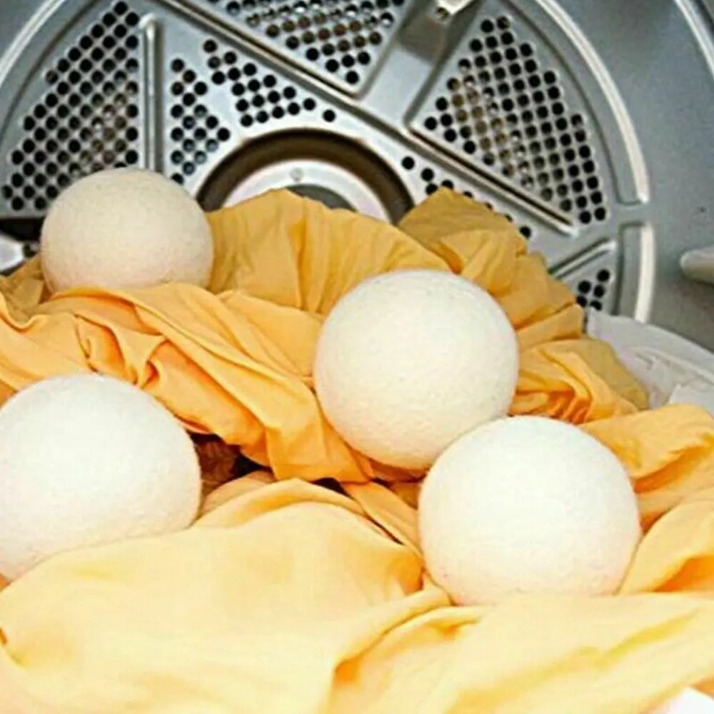 Wool Dryer Balls Reusable Fleece Laundry Ball