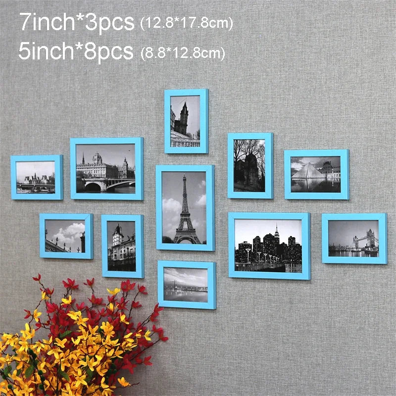 11Pcs Picture Frames Wall Photo Frame