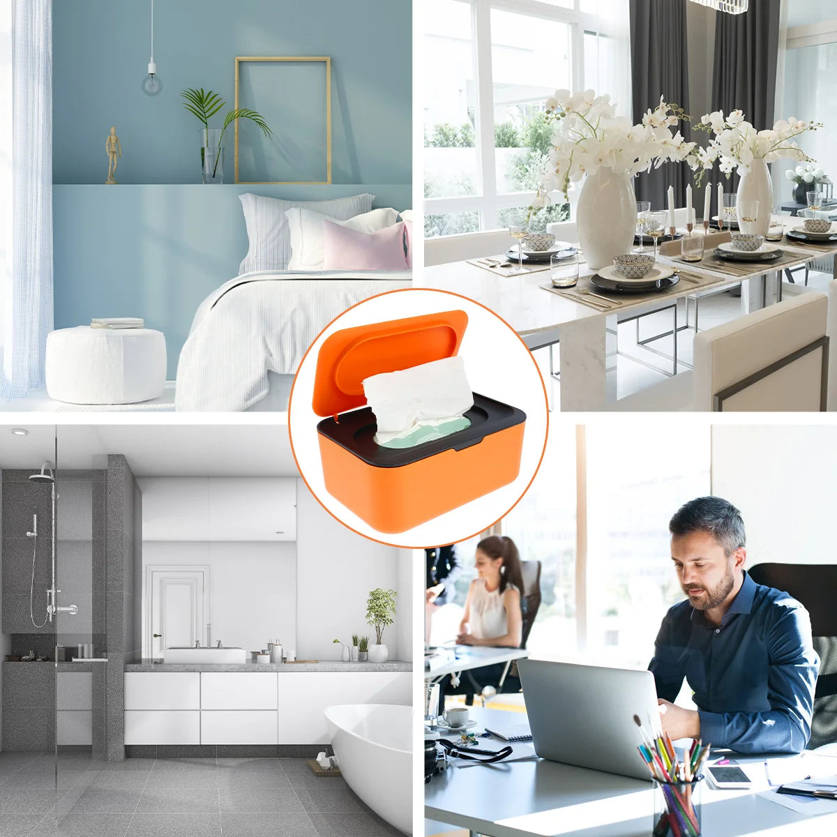 Wipes Dispenser Dustproof Tissues