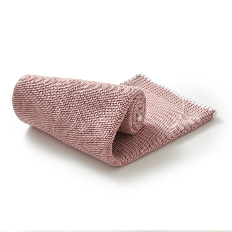 Solid Baby Receiving Blankets for Girl & Boy