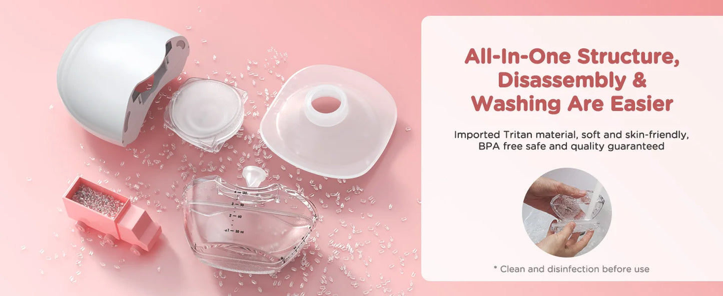 Hands Free Breast Pump Electric Wearable Breast Pump