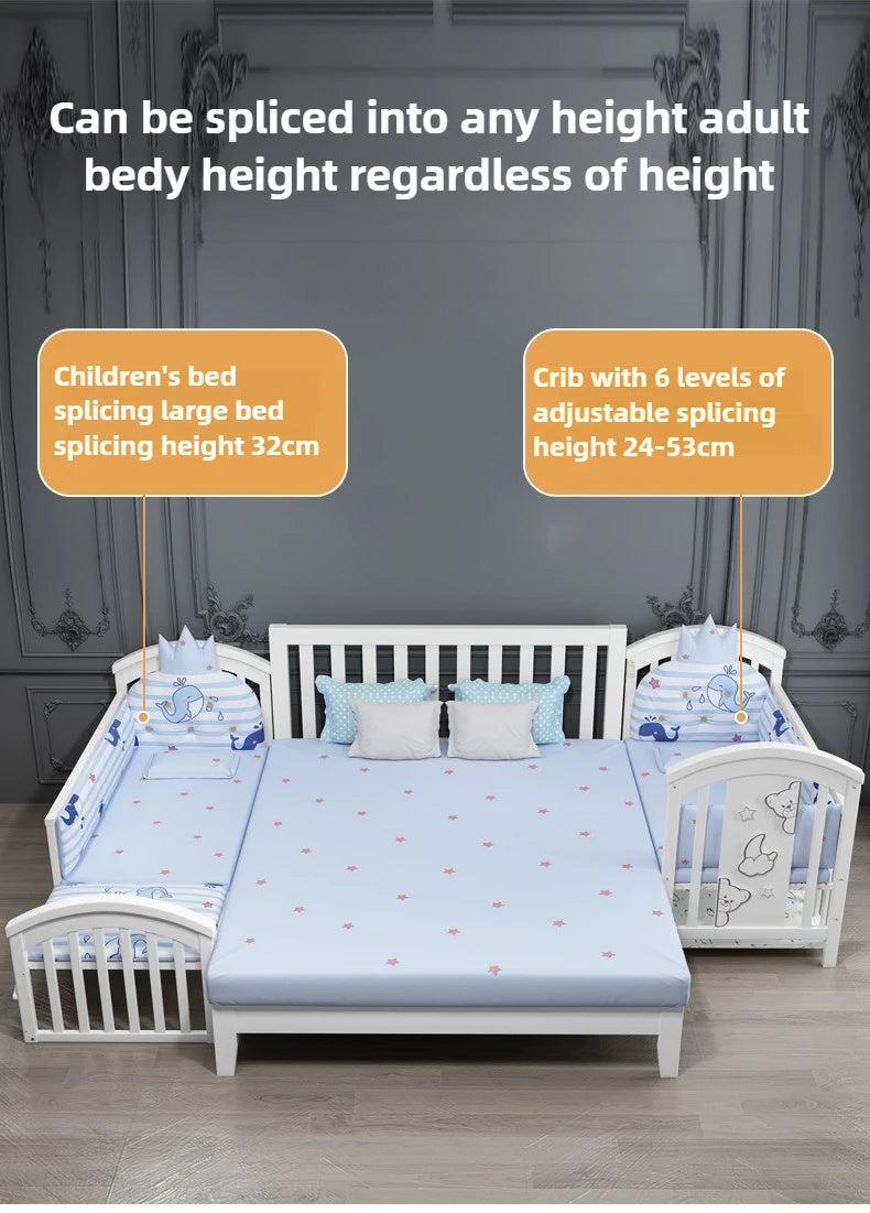 Newborn Solid Wood Crib