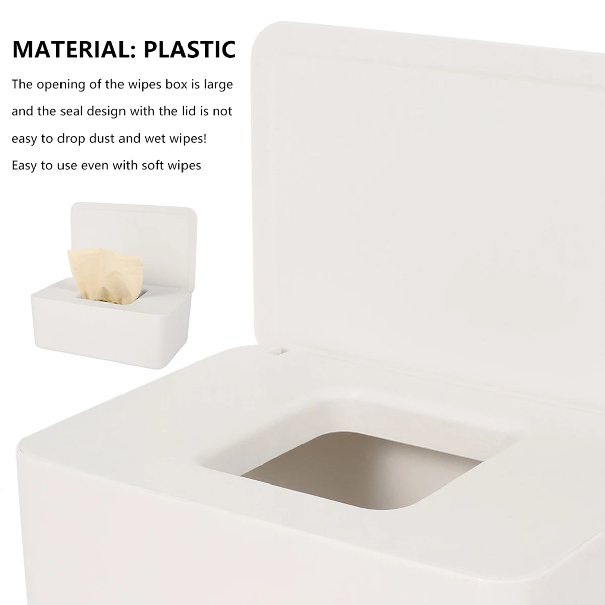 Wet Tissue Box Dustproof Wipes Dispenser