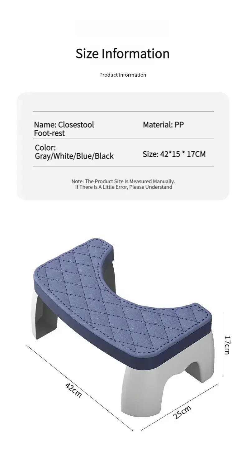 Anti-Slip Toilet Stool Squatting Foot Stool