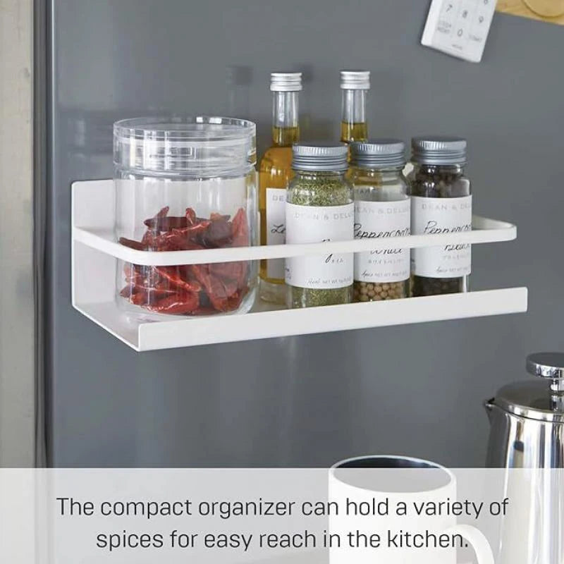 Magnetic Spice Rack Fridge Organizer Shelf