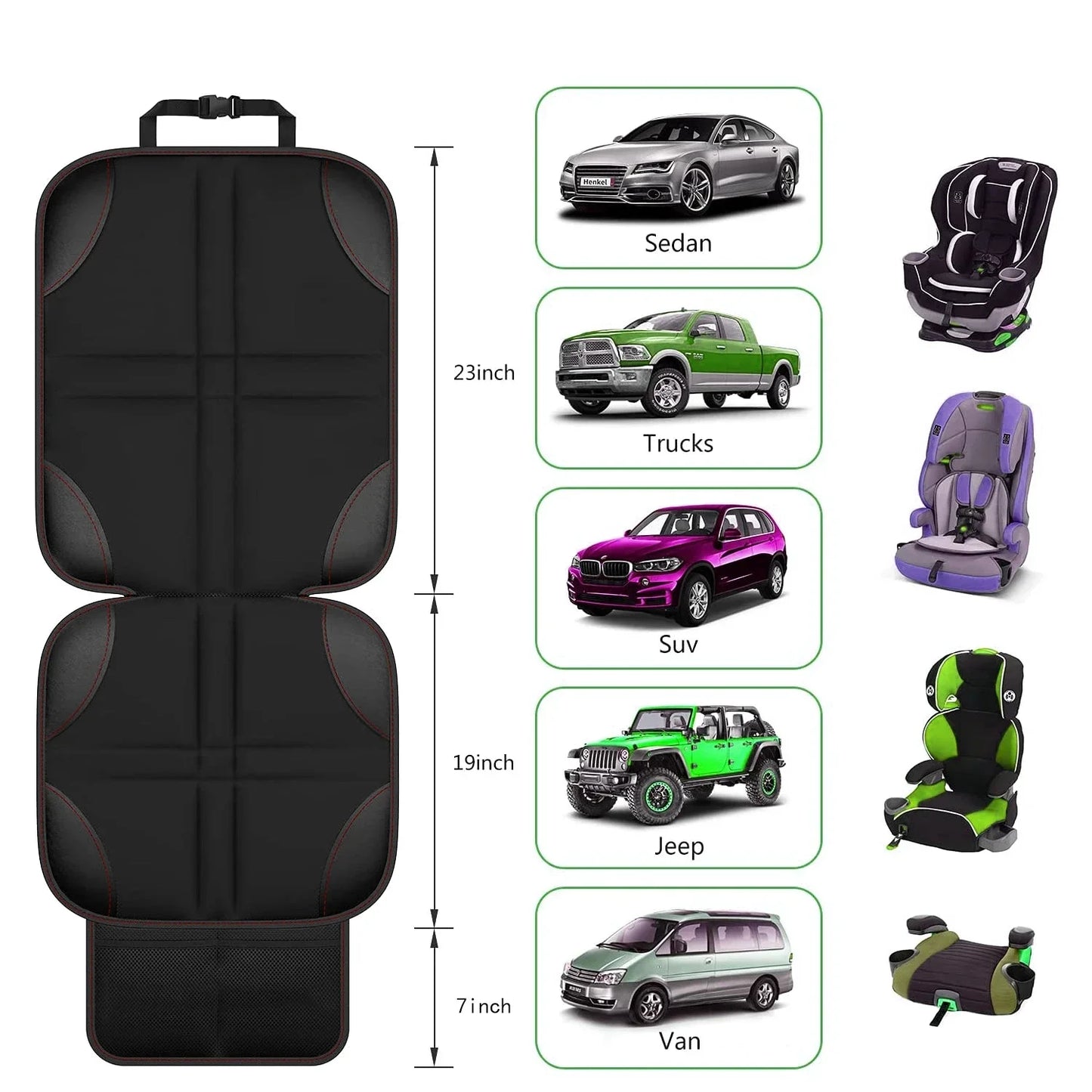 Car Seat Cover Protector for Child Kids Children