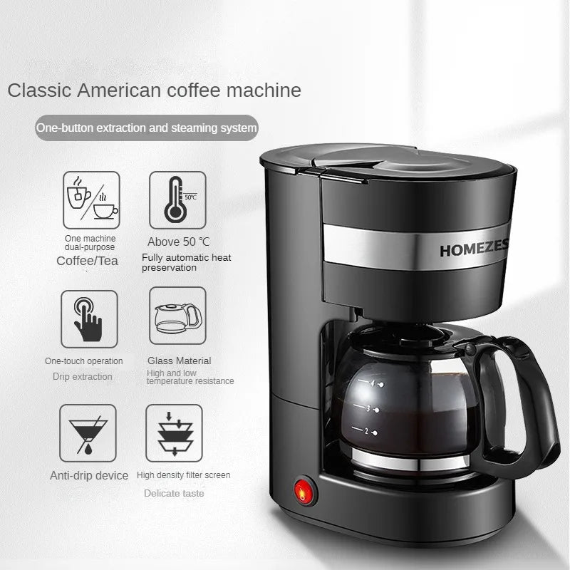 Household Small American Drip Coffee Maker