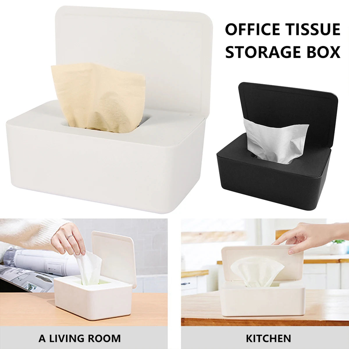 Wet Tissue Box Dustproof Wipes Dispenser