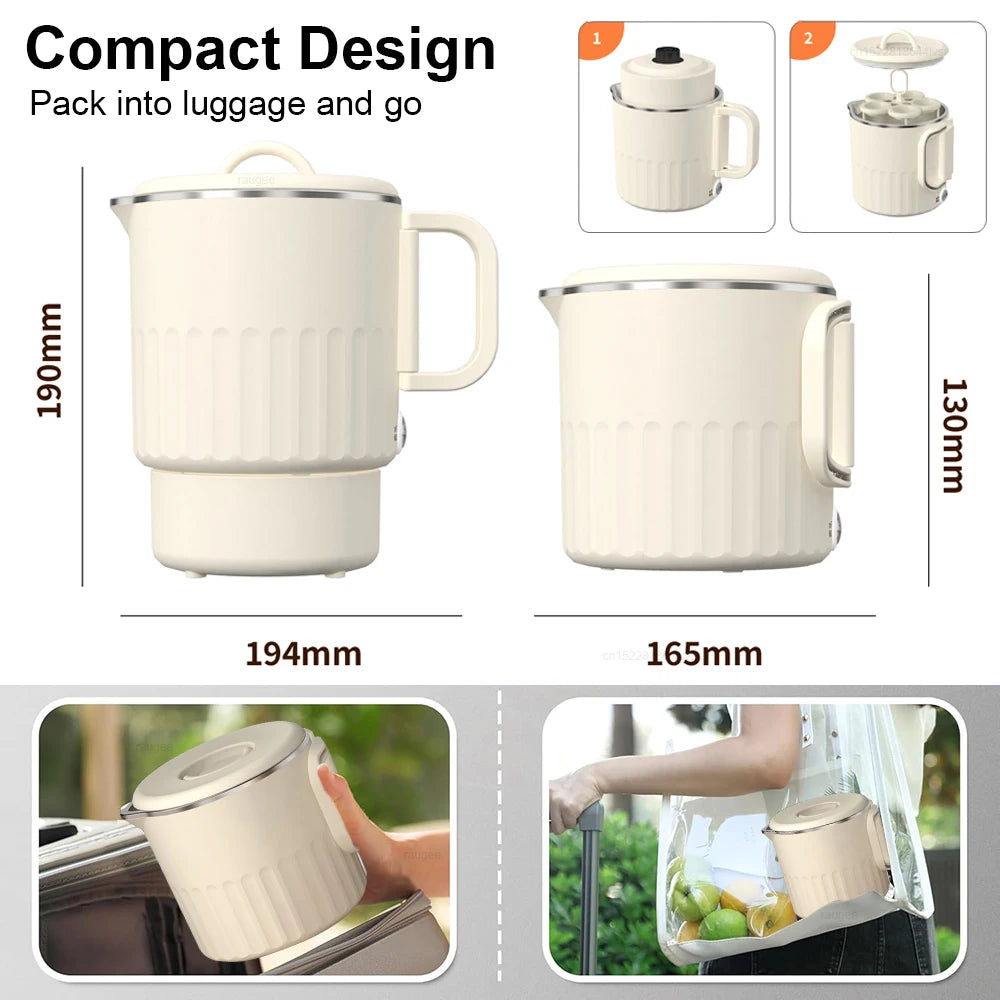 Electric Kettle 1L Mini Foldable Smart Kettle