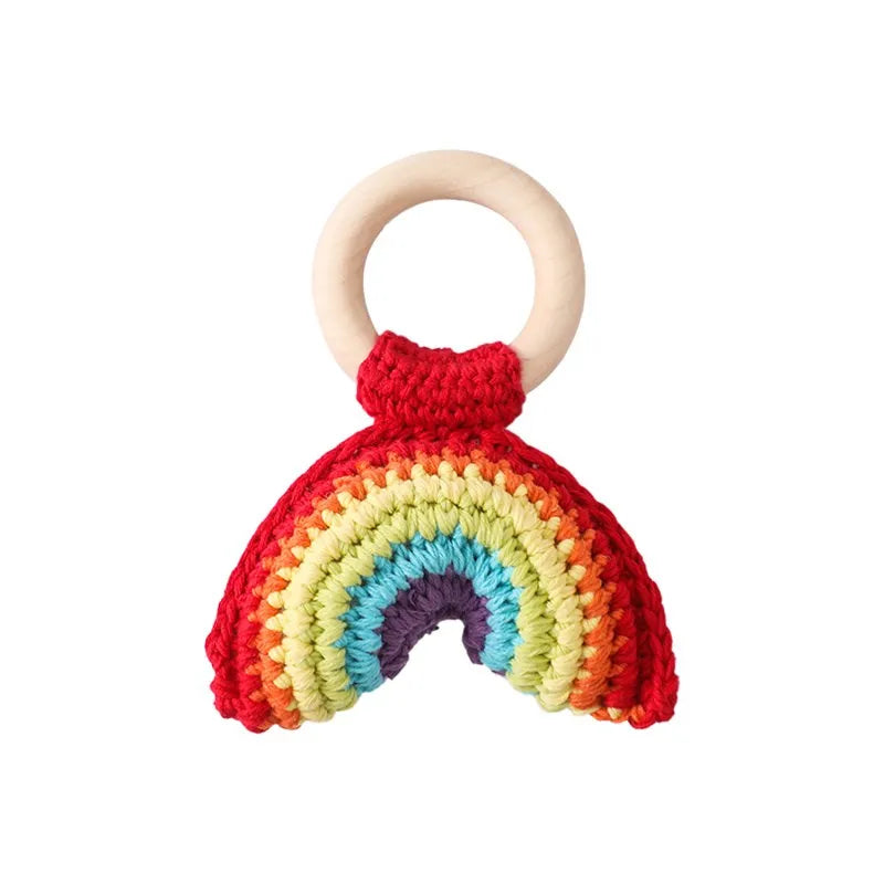 Citrus lemonade crochet rattle for infant teething – Winnebaby