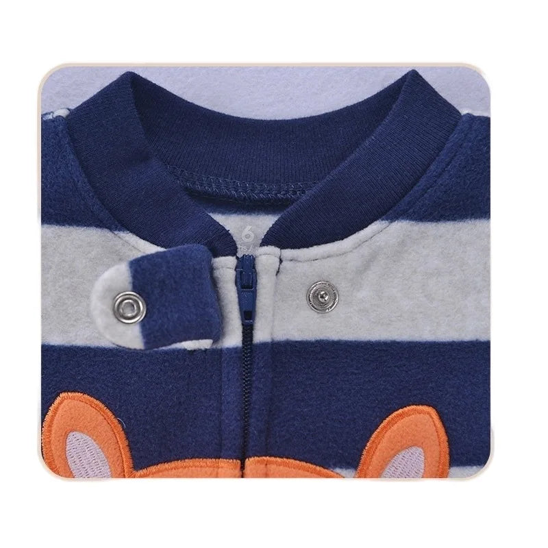 Footed Warm Baby Rompers