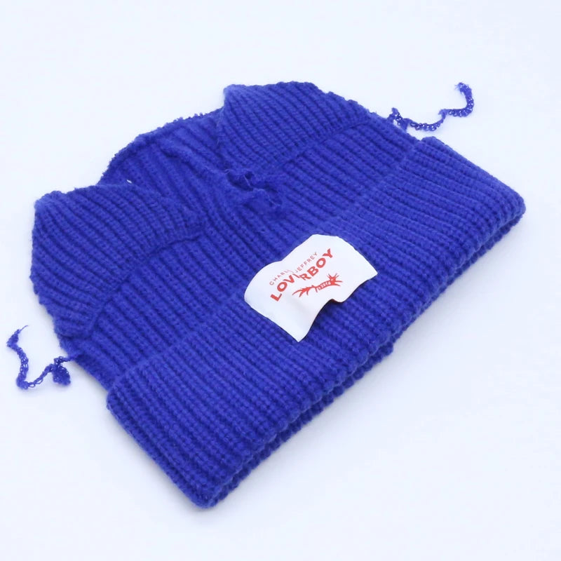 Long fox Ears Knitted Hat