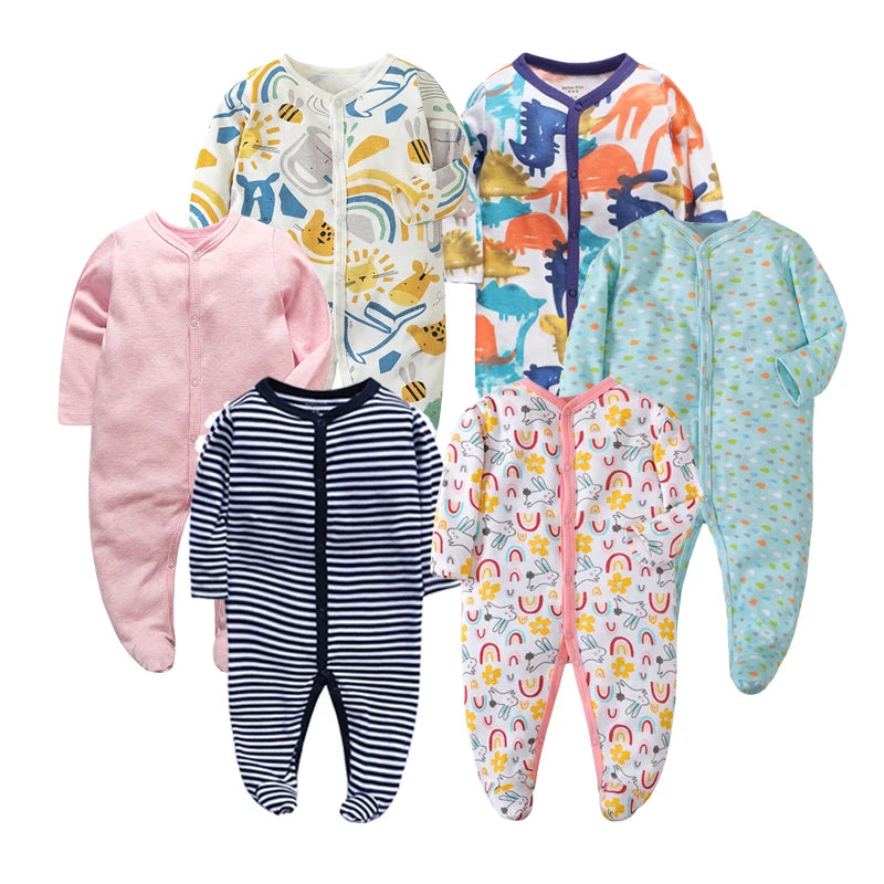 Newborn Footed Pajamas Girl and Boy