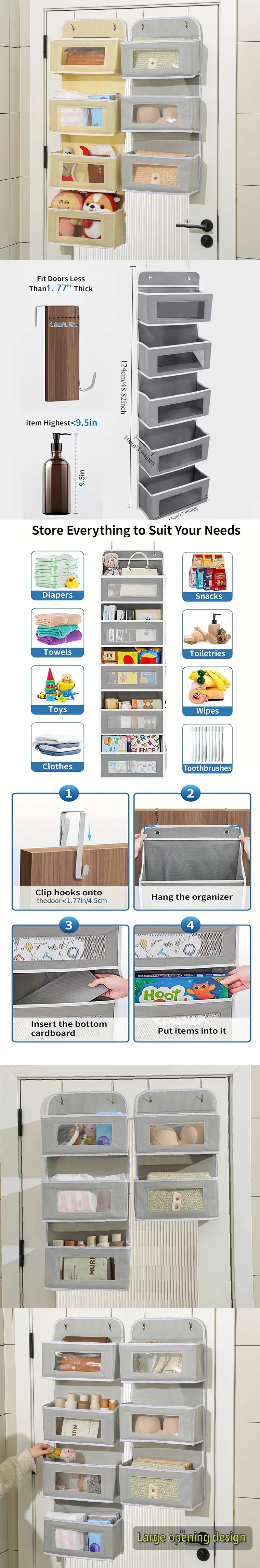 Over-The-Door Hanging Organizer