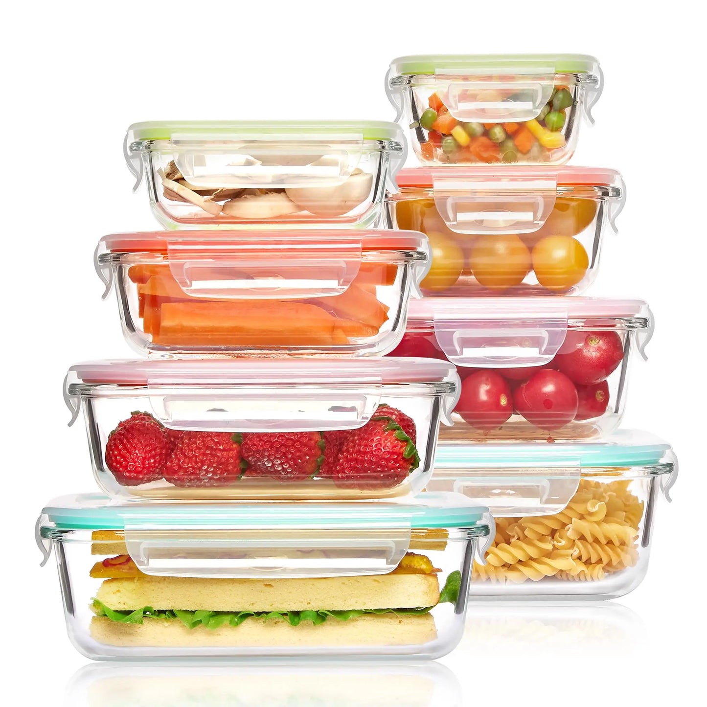 Glass Lunch Box Food Storage Containers