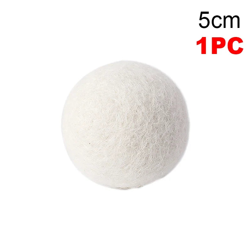 Wool Dryer Balls Reusable Fleece Laundry Ball