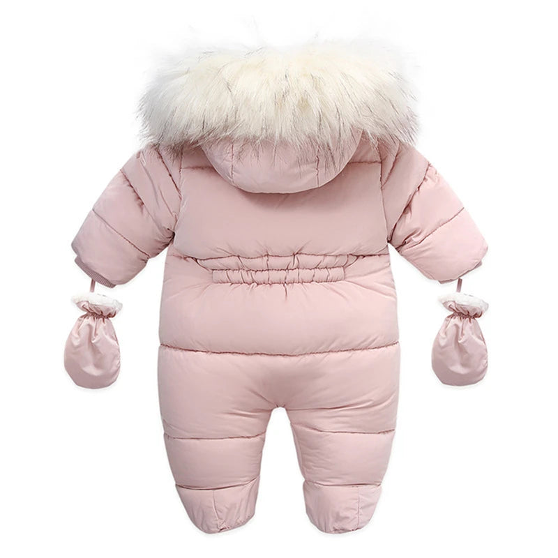 Winter Baby Jumpsuit With Glove