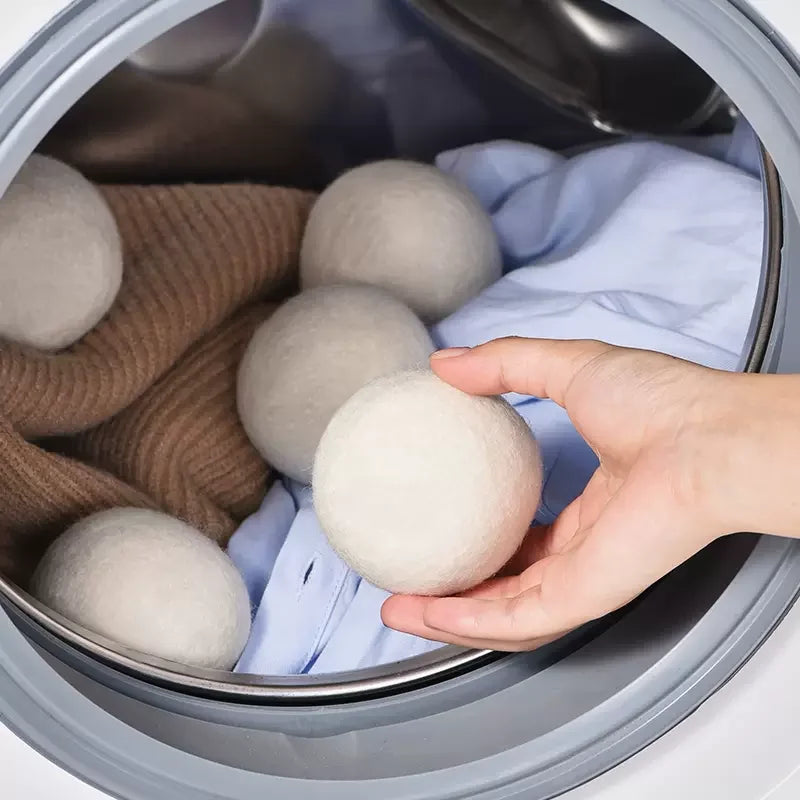 Wool Dryer Balls Reusable Fleece Laundry Ball