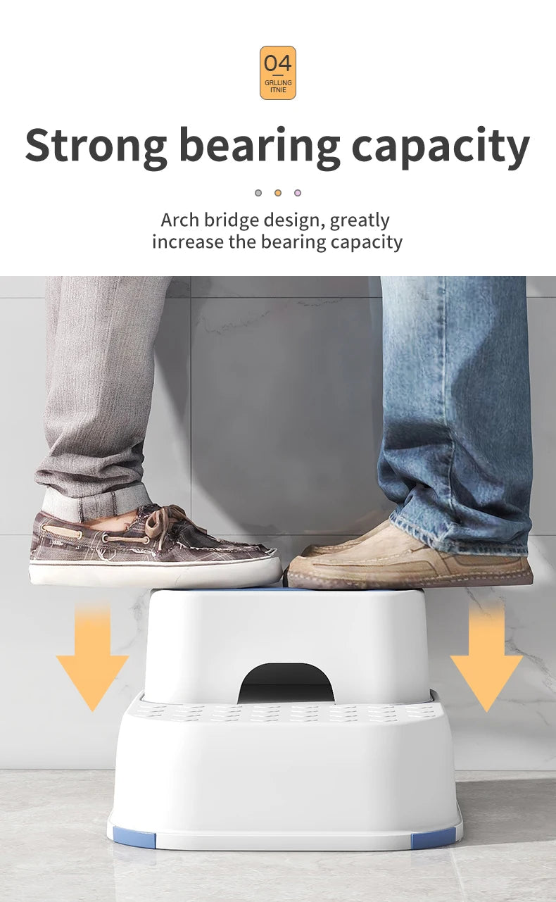 Kid Step Stool Bathroom Non Slip Safety Training